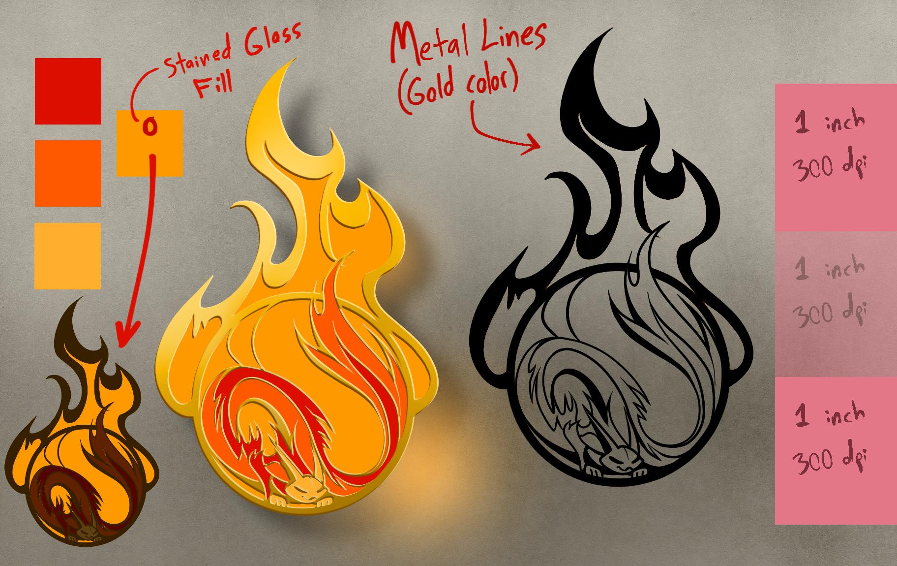 store/p/Pledge-Pin-July-2-24-Fire-ryuu-neko