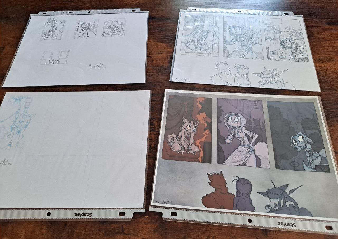 ORIGINAL ART Dreamkeepers SKOM Baddie Origins Art and Print