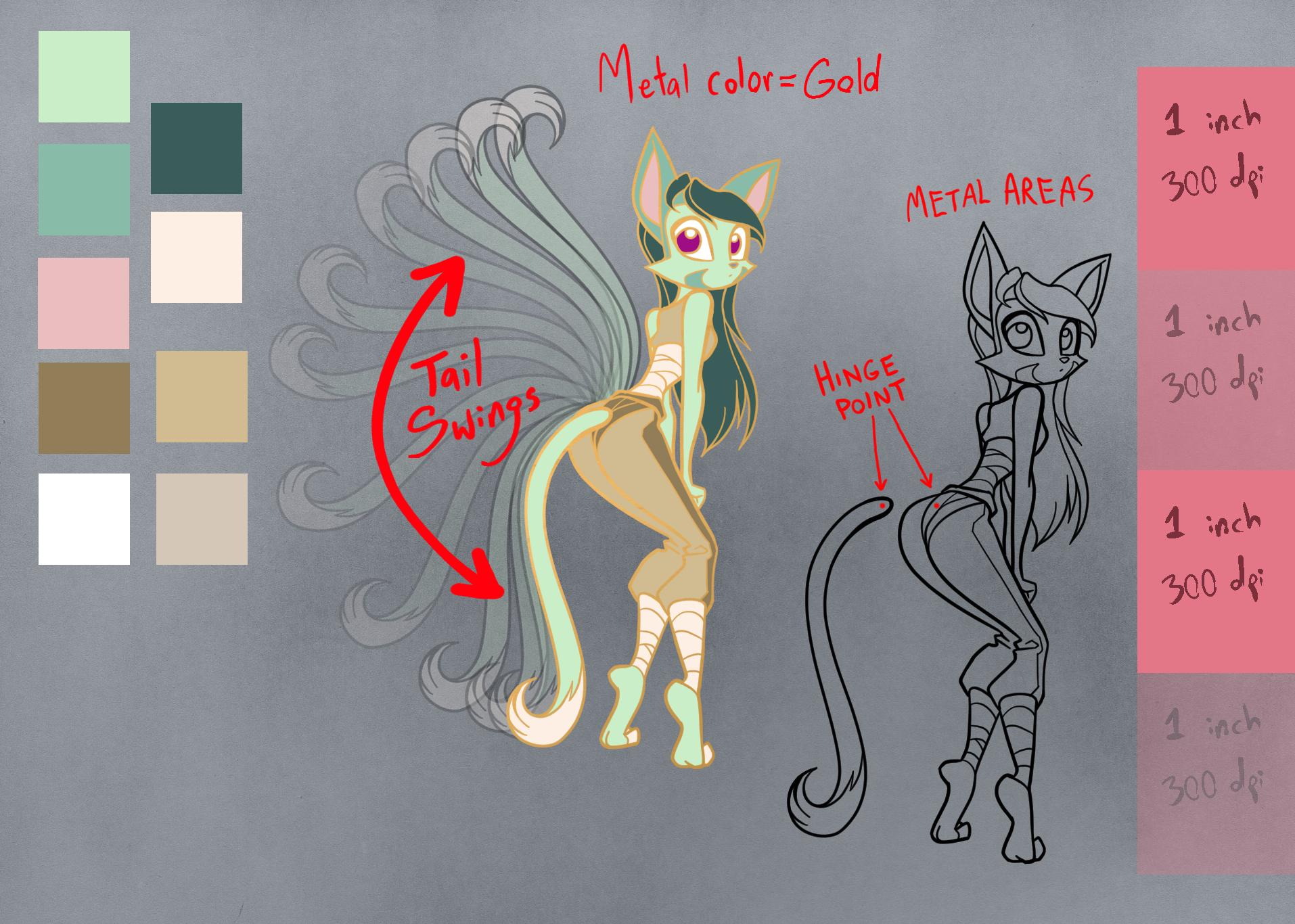 Pledge Pin Lilith Tail