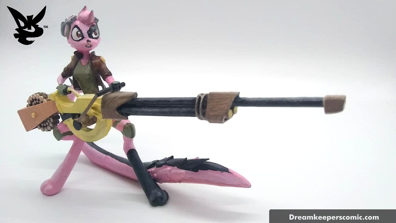 Vi Figure - Long Range Gatling Recoil Cannon
