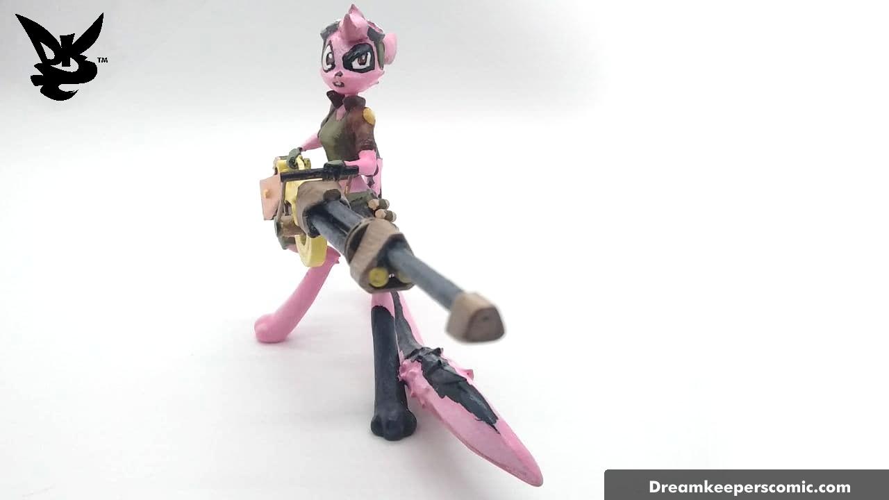 Vi Figure - Long Range Gatling Recoil Cannon