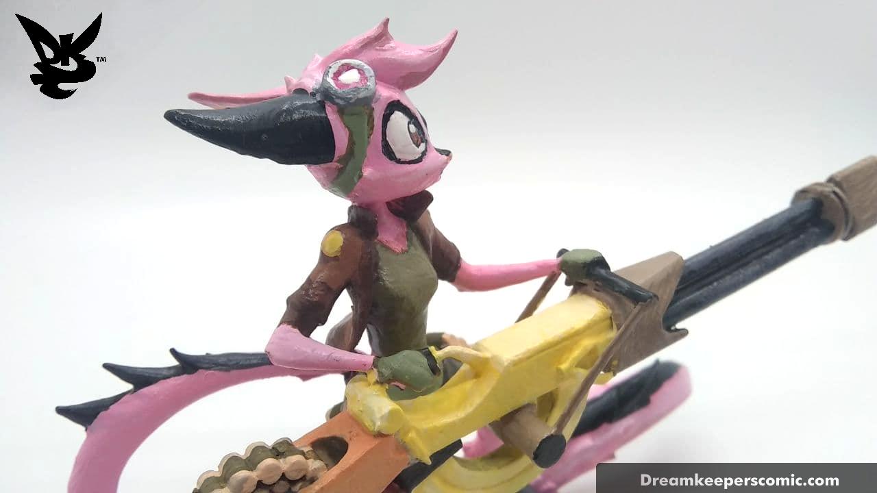 Vi Figure - Long Range Gatling Recoil Cannon