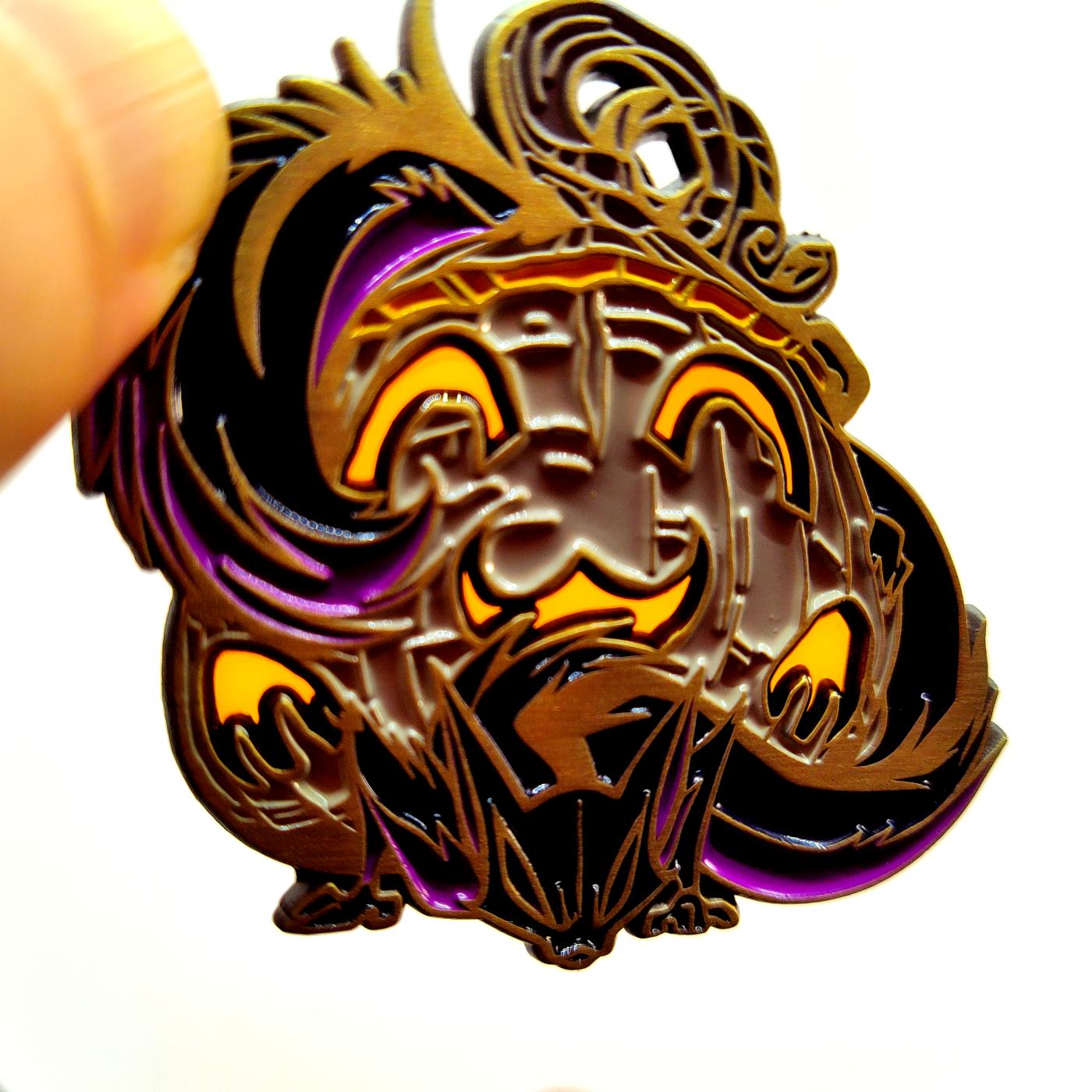 Pledge Pin October 2023- Dark Neko