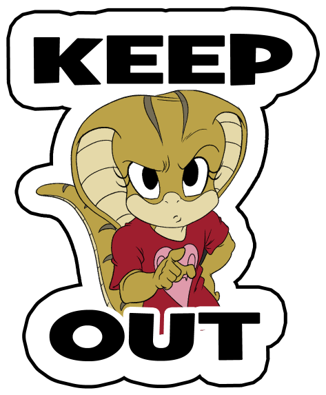 store/p/Ixia-Keep-OUT-Sticker