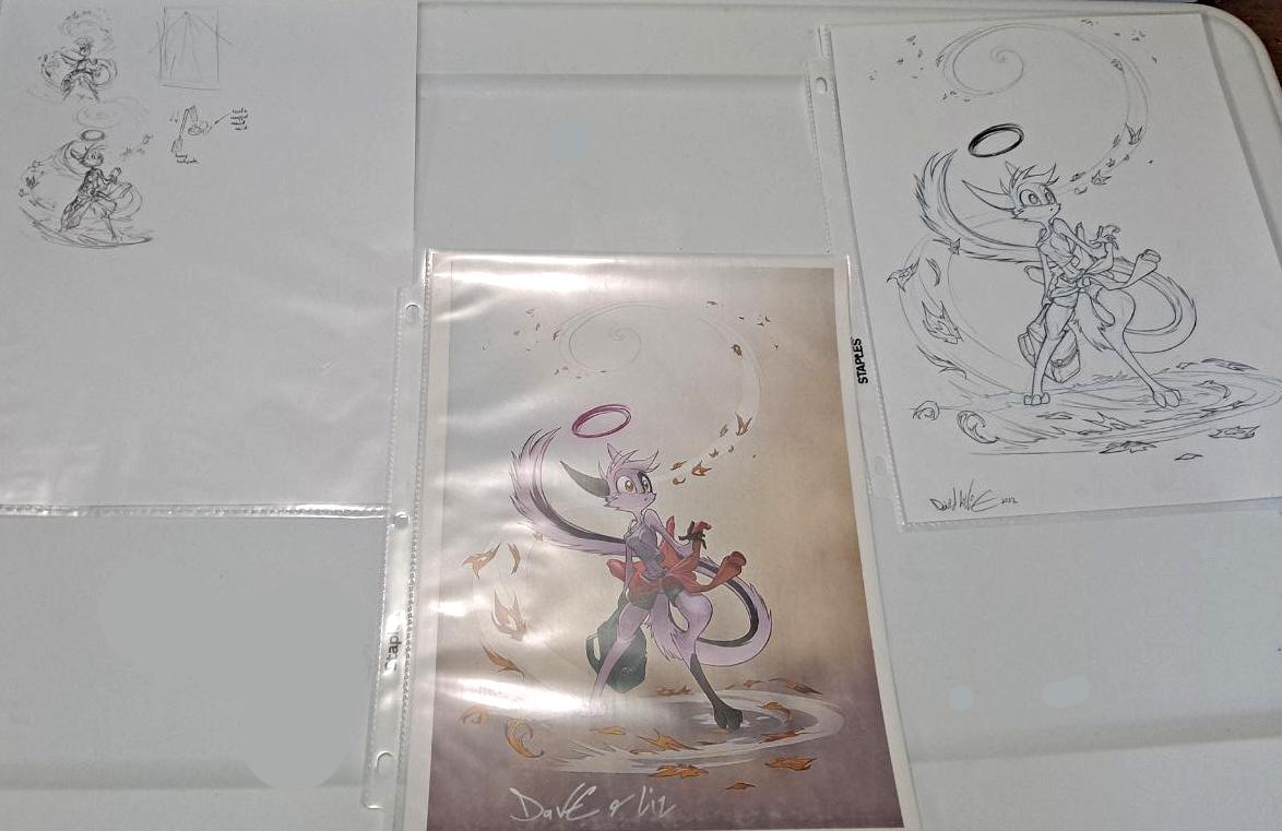 Dreamkeepers Original Art and Print Vi in the Wind 2022 by David Lillie